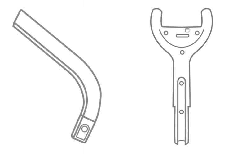 CuboAi Plus - U型カメラホルダー + L型スタンド部品